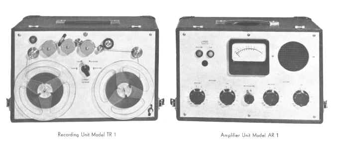 Lyrec's first rel to reel tape recorder the TR1 photo in the Museum of magnetic Sound Recording