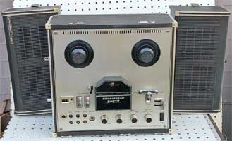 Sanyo tape recorder photo in the Reel2ReelTexas/MOMSR/Theophilus vintage reel to reel tape recorder collection