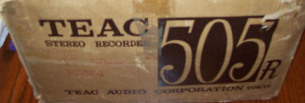 Teac505 reel to reel recorder photo submitted by others to the MOMSR.org and Reel2ReelTexas.com vintage reel tape recorder recording collection